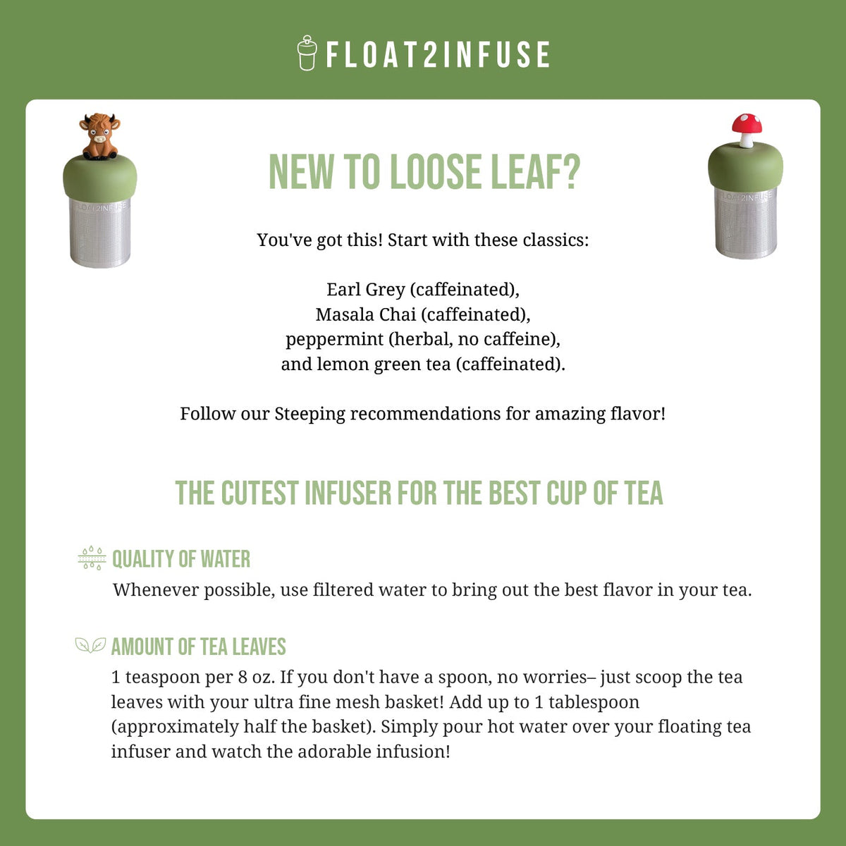 Floating Pink Axolotl Tea Infuser - Cute Animal Tea Infuser for Loose Leaf Tea