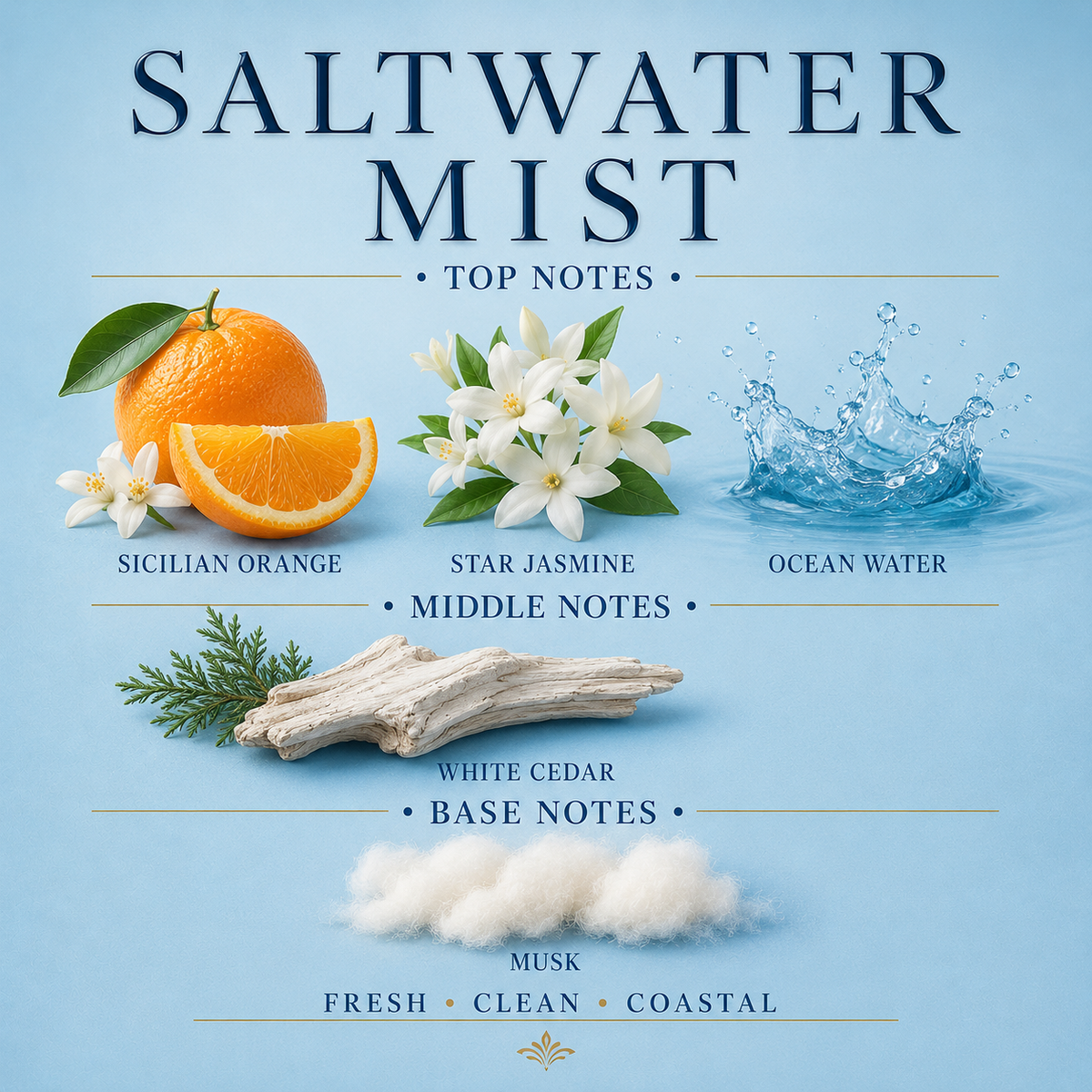 Saltwater Mist Reed Diffuser