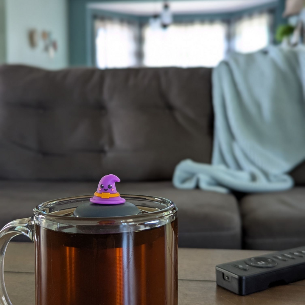 Floating Purple Wizard Hat Tea Infuser - Cute Tea Infuser for Loose Leaf Tea