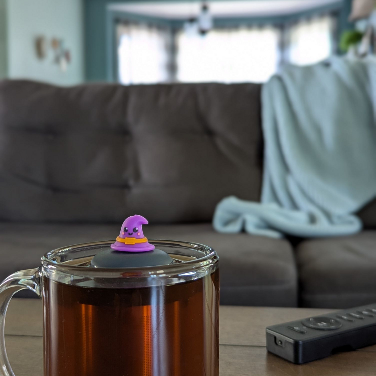 Floating Purple Wizard Hat Tea Infuser - Cute Tea Infuser for Loose Leaf Tea