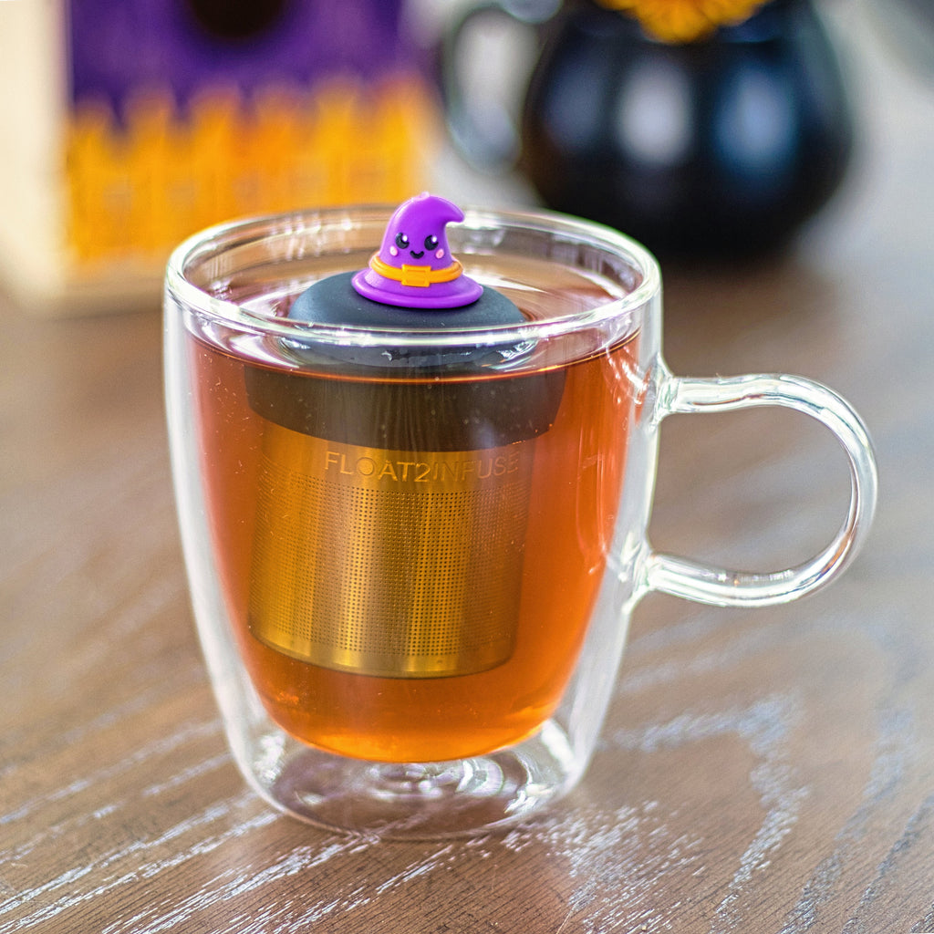Floating Purple Wizard Hat Tea Infuser - Cute Tea Infuser for Loose Leaf Tea