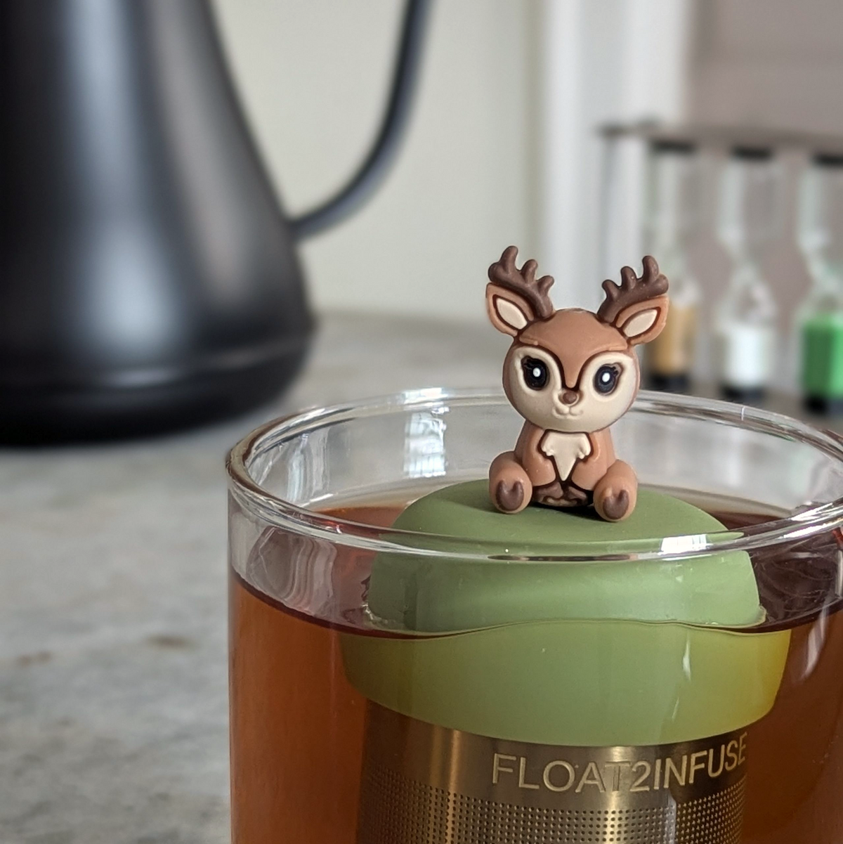 Floating Deer Tea Infuser - Cute Animal Tea Infuser for Loose Leaf Tea