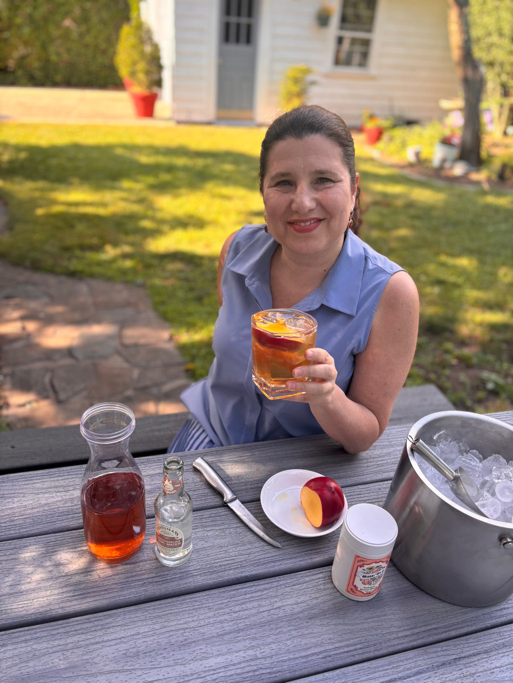 Summer Honey Peach Herbal Tea
